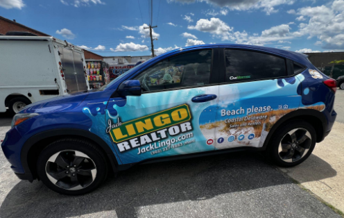 Jack Lingo, REALTOR® Wrapped Rideshare Carvertise Cars